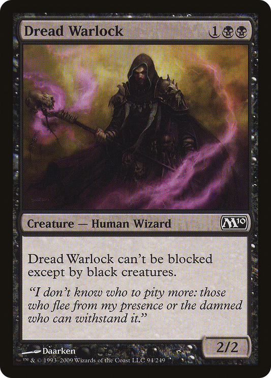 Dread Warlock (M10-094) - Magic 2010 Foil