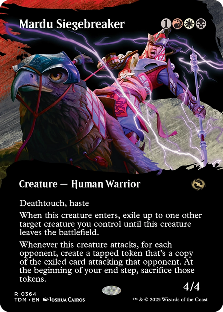 Mardu Siegebreaker  (TDM-364) - Tarkir: Dragonstorm: (Showcase) Foil