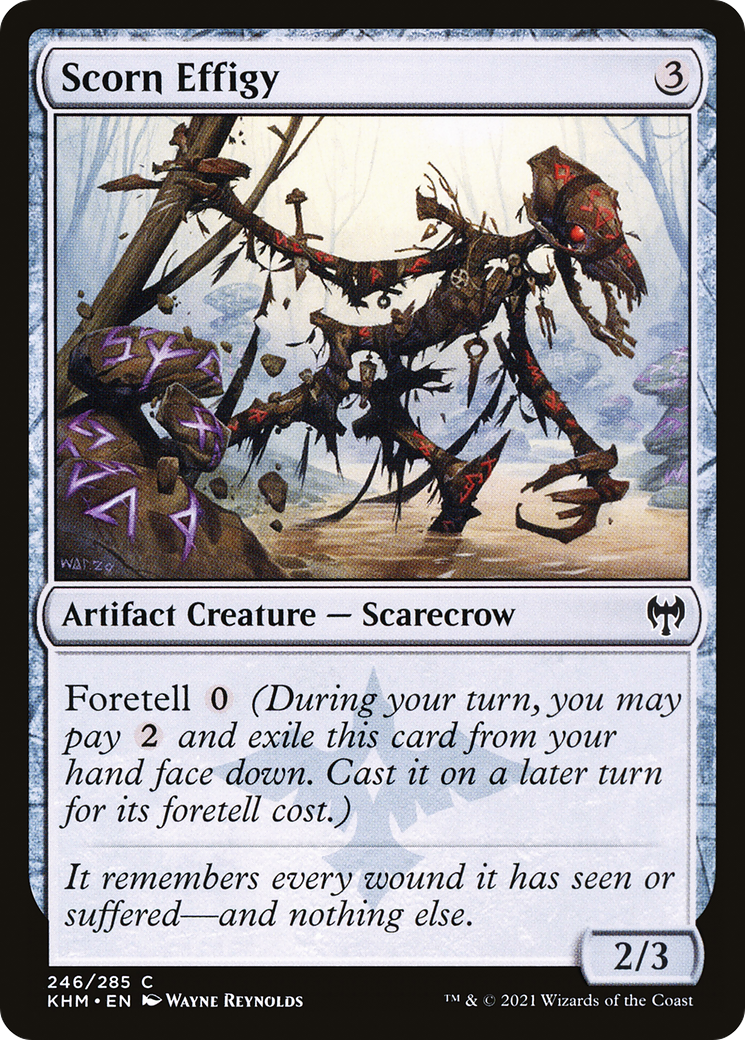 Scorn Effigy  (KHM-246) - Kaldheim Foil