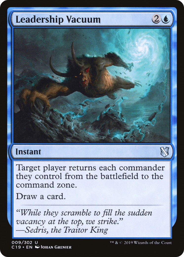 Leadership Vacuum (C19-009) - Commander 2019