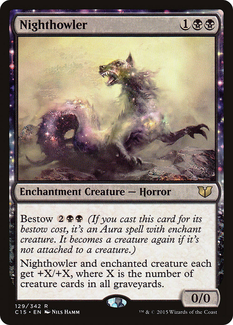 Nighthowler (C15-129) - Commander 2015: (nyxtouched)