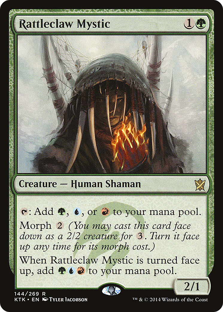 Rattleclaw Mystic (KTK-144) - Khans of Tarkir Foil