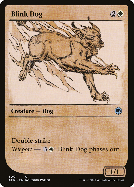 Blink Dog (AFR-300) - Adventures in the Forgotten Realms: (Showcase) Foil