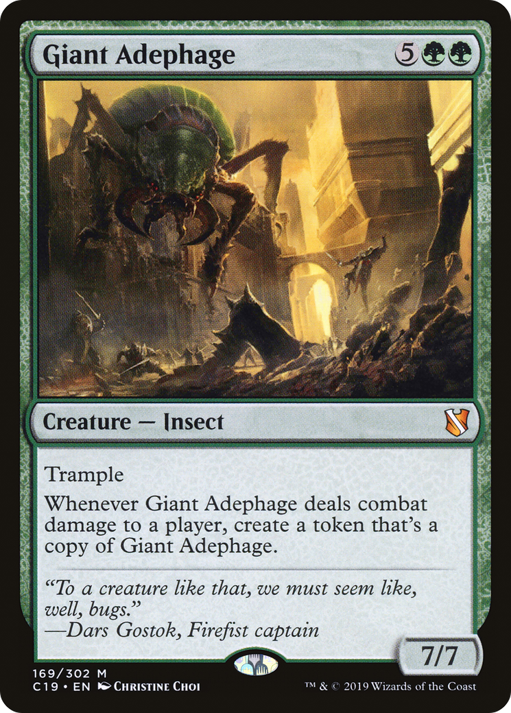 Giant Adephage (C19-169) - Commander 2019