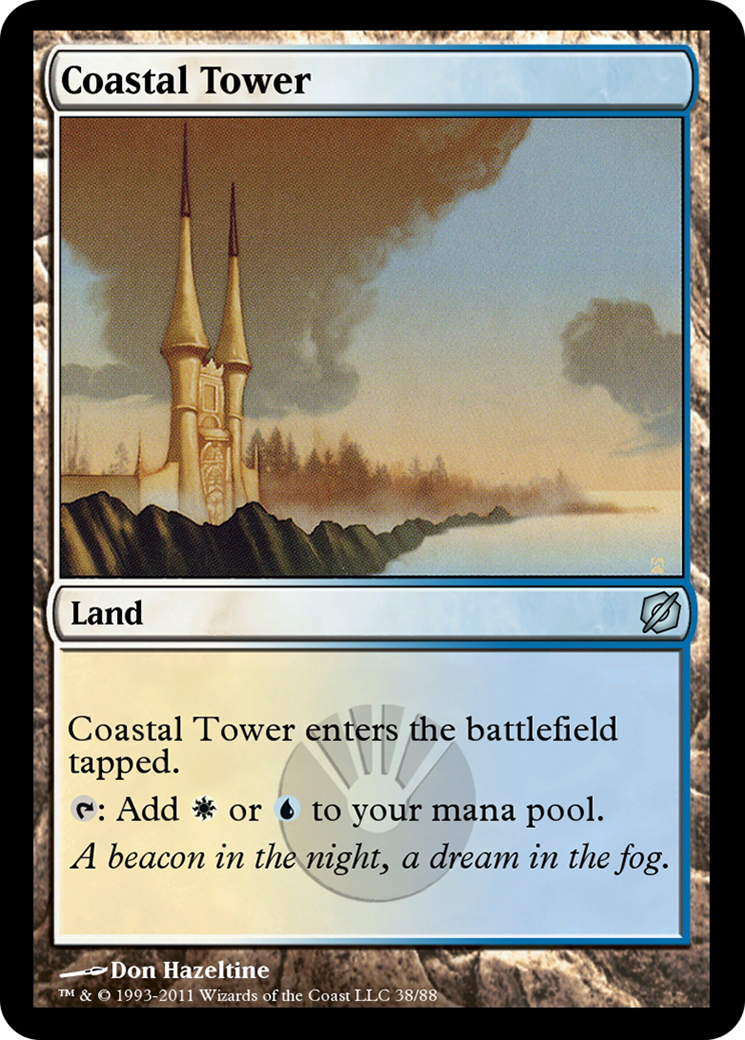 Coastal Tower (TD2-038) - Duel Decks: Mirrodin Pure vs. New Phyrexia