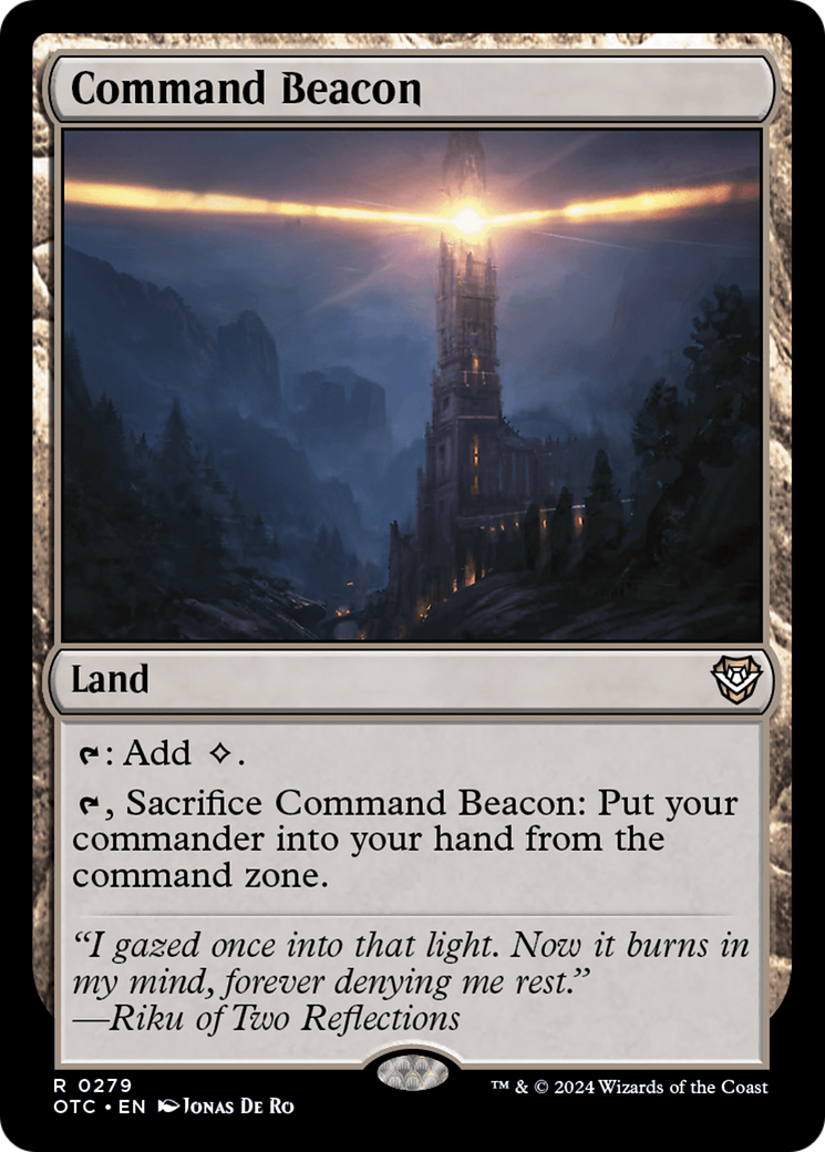 Command Beacon (OTC-279) - Outlaws of Thunder Junction Commander