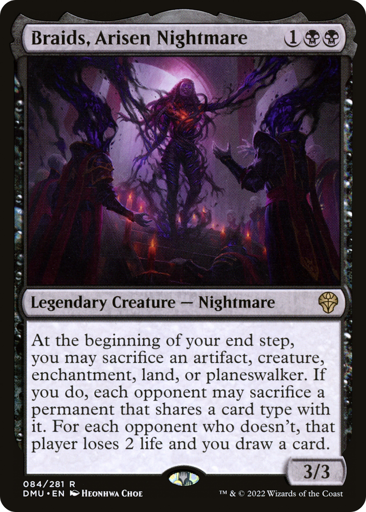 Braids, Arisen Nightmare (DMU-084) - Dominaria United Foil