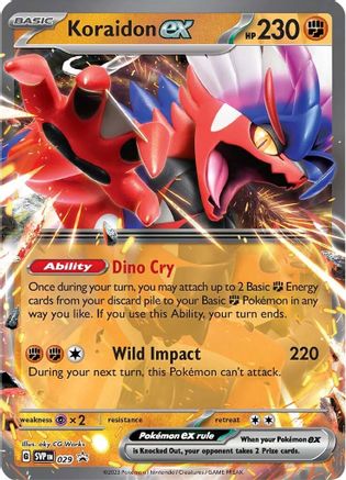 Koraidon ex (29) - SV Scarlet & Violet Promo Cards Holofoil - Promo