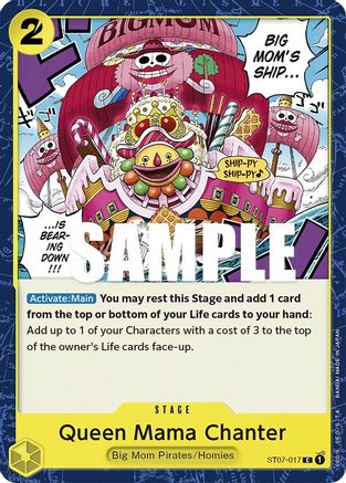 (ST07-017) Queen Mama Chanter - Starter Deck 7: Big Mom Pirates Normal