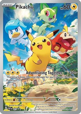 Pikachu (27) - SV Scarlet & Violet Promo Cards Holofoil - Promo