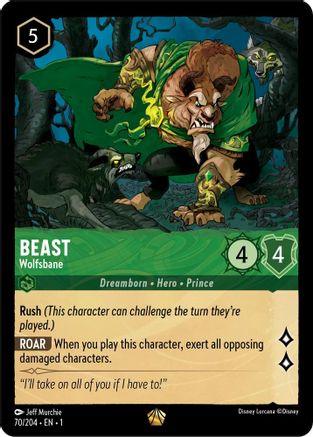 (070/204)  Beast - Wolfsbane - The First Chapter  Cold Foil