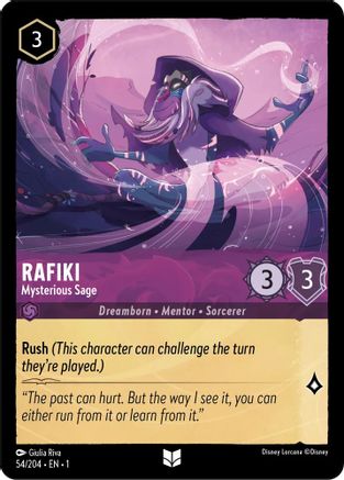 Rafiki - Mysterious Sage (54/204) - The First Chapter Cold Foil