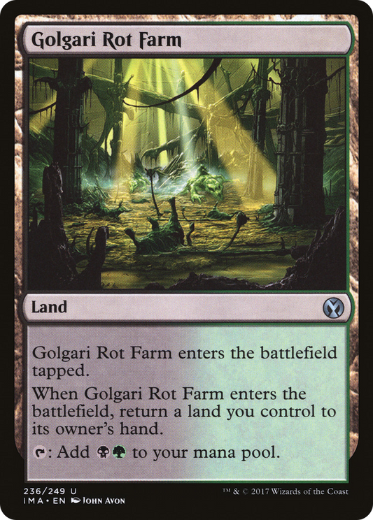 Golgari Rot Farm (IMA-236) - Iconic Masters Foil