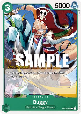 (OP03-032) Buggy (032) - Pillars of Strength Pre-Release Cards Normal