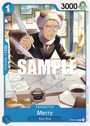 (OP03-052) Merry - Pillars of Strength Pre-Release Cards Normal