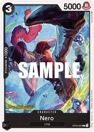 (OP03-087) Nero - Pillars of Strength Pre-Release Cards Normal