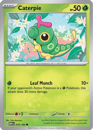 Caterpie (10/165) - SV Scarlet & Violet 151  - Common