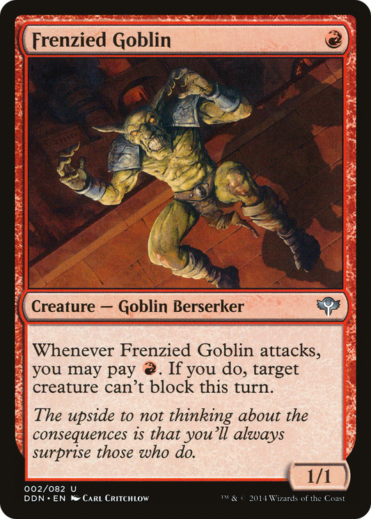 Frenzied Goblin (DDN-002) - Duel Decks: Speed vs. Cunning