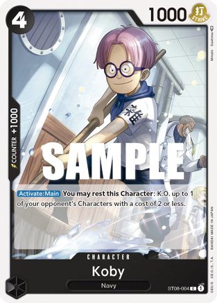 (ST08-004) Koby - Starter Deck 8: Monkey.D.Luffy Normal