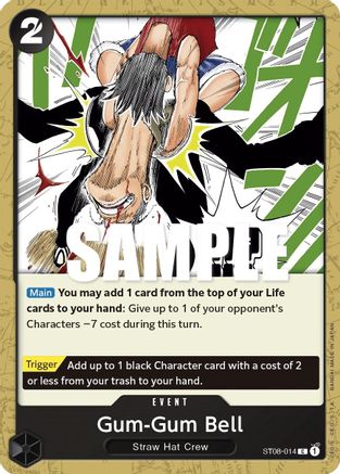 Gum-Gum Bell (ST08-014) - Starter Deck 8: Monkey.D.Luffy