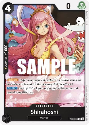 (ST08-006) Shirahoshi - Starter Deck 8: Monkey.D.Luffy Normal