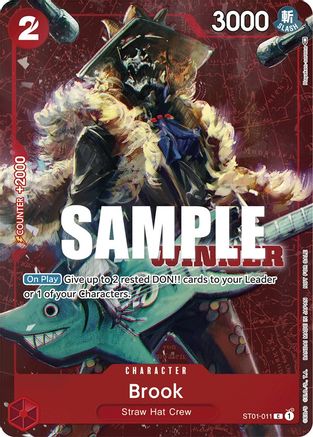 (ST01-011) Brook (Winner Pack Vol. 4) - One Piece Promotion Cards Foil