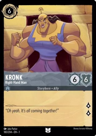 (183/204)  Kronk - Right-Hand Man - The First Chapter  Cold Foil