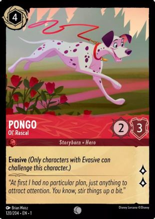 Pongo - Ol' Rascal (120/204) - The First Chapter Cold Foil