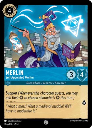 (153/204)  Merlin - Self-Appointed Mentor - The First Chapter  Cold Foil
