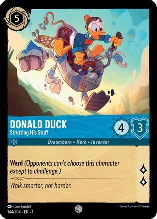 (144/204)  Donald Duck - Strutting His Stuff - The First Chapter  Normal