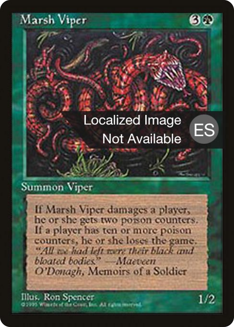 Marsh Viper (4BB-263) - Fourth Edition Foreign Black Border