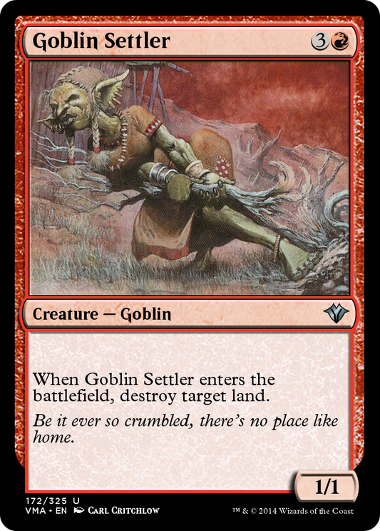 Goblin Settler (VMA-172) - Vintage Masters