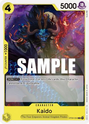 (ST09-004) Kaido - Starter Deck 9: Yamato Normal