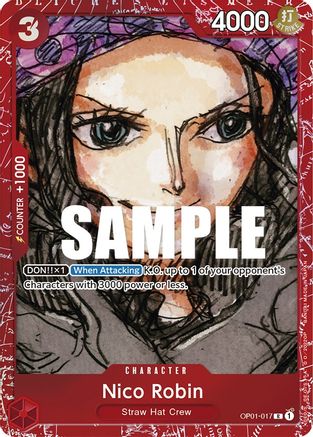 Nico Robin (Premium Card Collection -ONE PIECE FILM RED Edition-) (OP01-017) - One Piece Promotion Cards Foil