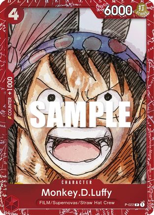 (P-022) Monkey.D.Luffy (Premium Card Collection -ONE PIECE FILM RED Edition-) - One Piece Promotion Cards Foil