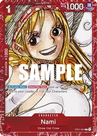 (ST01-007) Nami (Premium Card Collection -ONE PIECE FILM RED Edition-) - One Piece Promotion Cards Foil