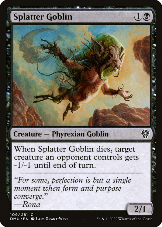 Splatter Goblin (DMU-109) - Dominaria United