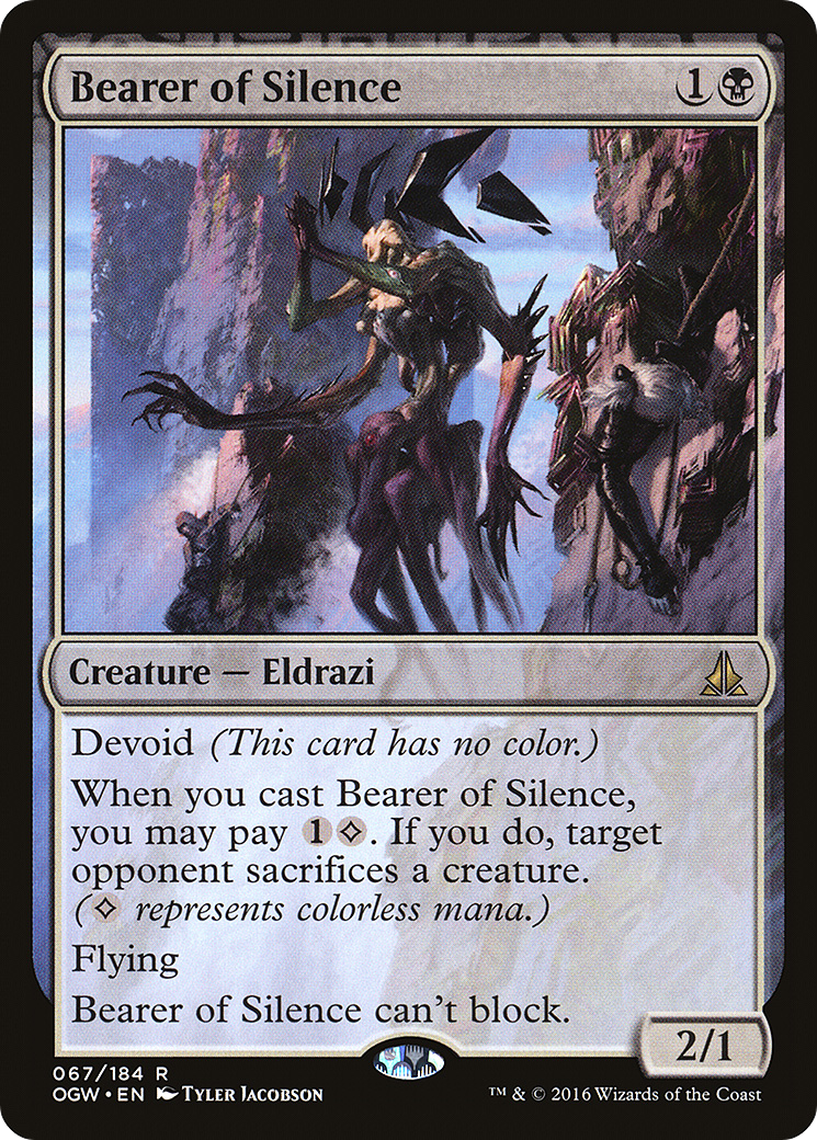 Bearer of Silence (OGW-067) - Oath of the Gatewatch: (devoid) Foil