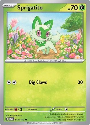 Sprigatito (Summer 2023 Collector Chest) (13/193) - Miscellaneous Cards & Products Holofoil - Common