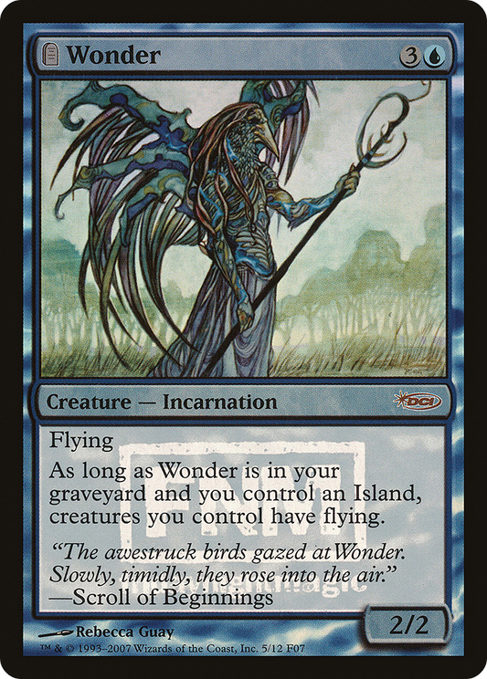 Wonder (F07-005) - Friday Night Magic 2007: (tombstone) Foil