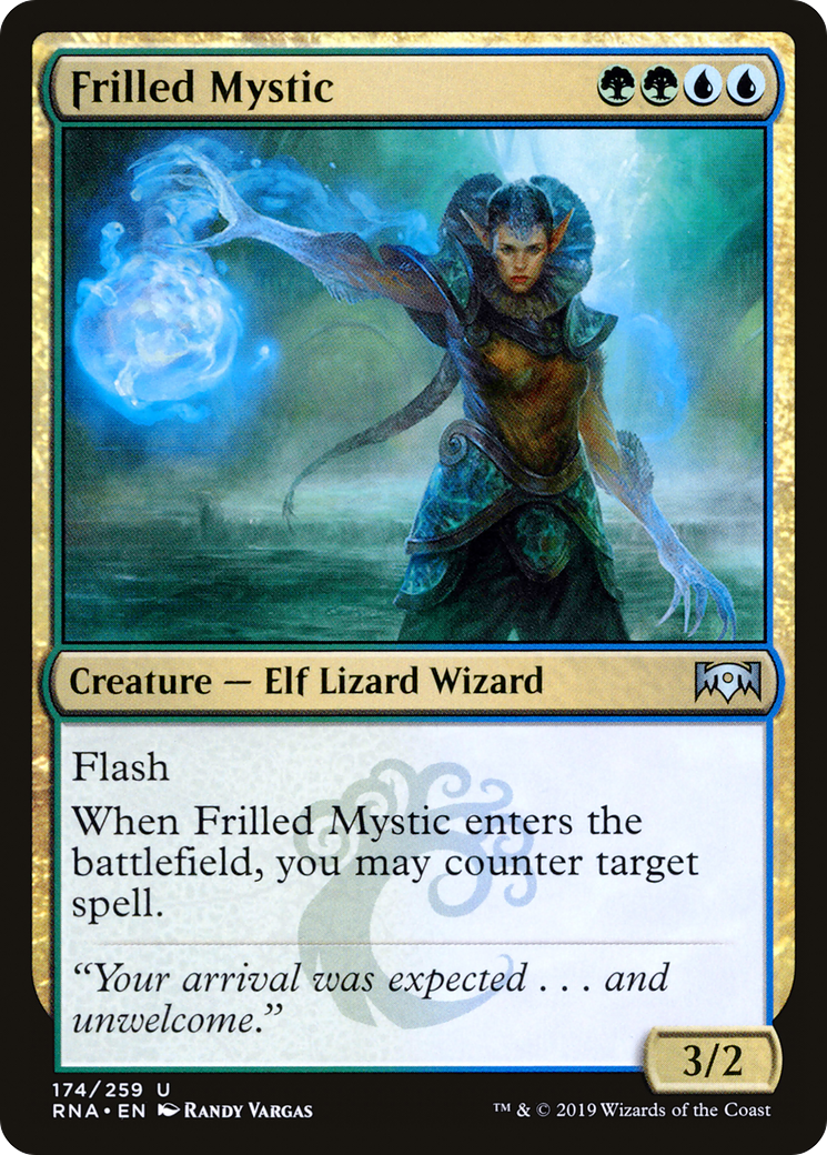 Frilled Mystic (RNA-174) - Ravnica Allegiance