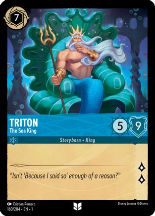 (160/204)  Triton - The Sea King - The First Chapter  Cold Foil