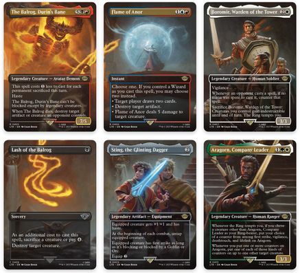 Bridge of Khazad-dum Scene [Set of 6] (LTR-405-410) - The Lord of the Rings: Tales of Middle-earth