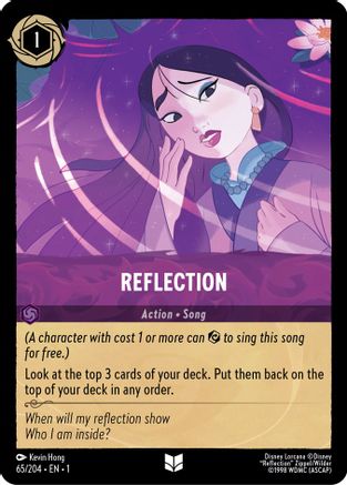 (065/204)  Reflection - The First Chapter  Cold Foil