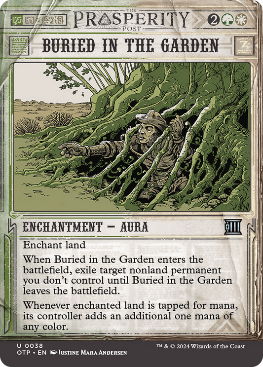 Buried in the Garden (OTP-038) - Breaking News: (Showcase) (Borderless) Foil