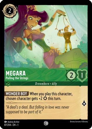 (087/204)  Megara - Pulling the Strings - The First Chapter  Cold Foil