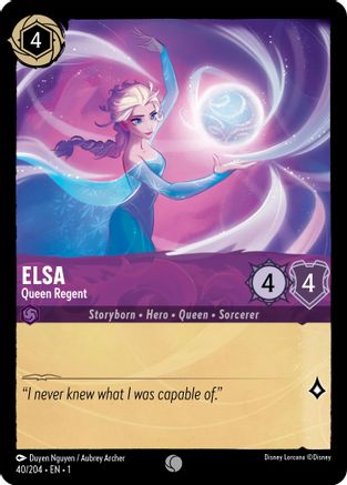 Elsa - Queen Regent (40/204) - The First Chapter Cold Foil