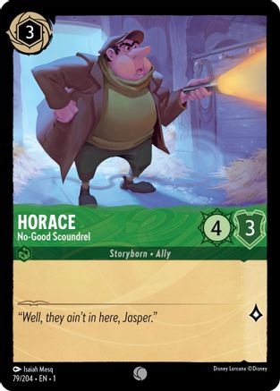 (079/204)  Horace - No-Good Scoundrel - The First Chapter  Cold Foil