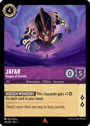 (044/204)  Jafar - Keeper of Secrets - The First Chapter  Cold Foil