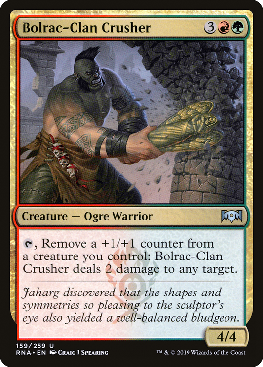 Bolrac-Clan Crusher (RNA-159) - Ravnica Allegiance Foil